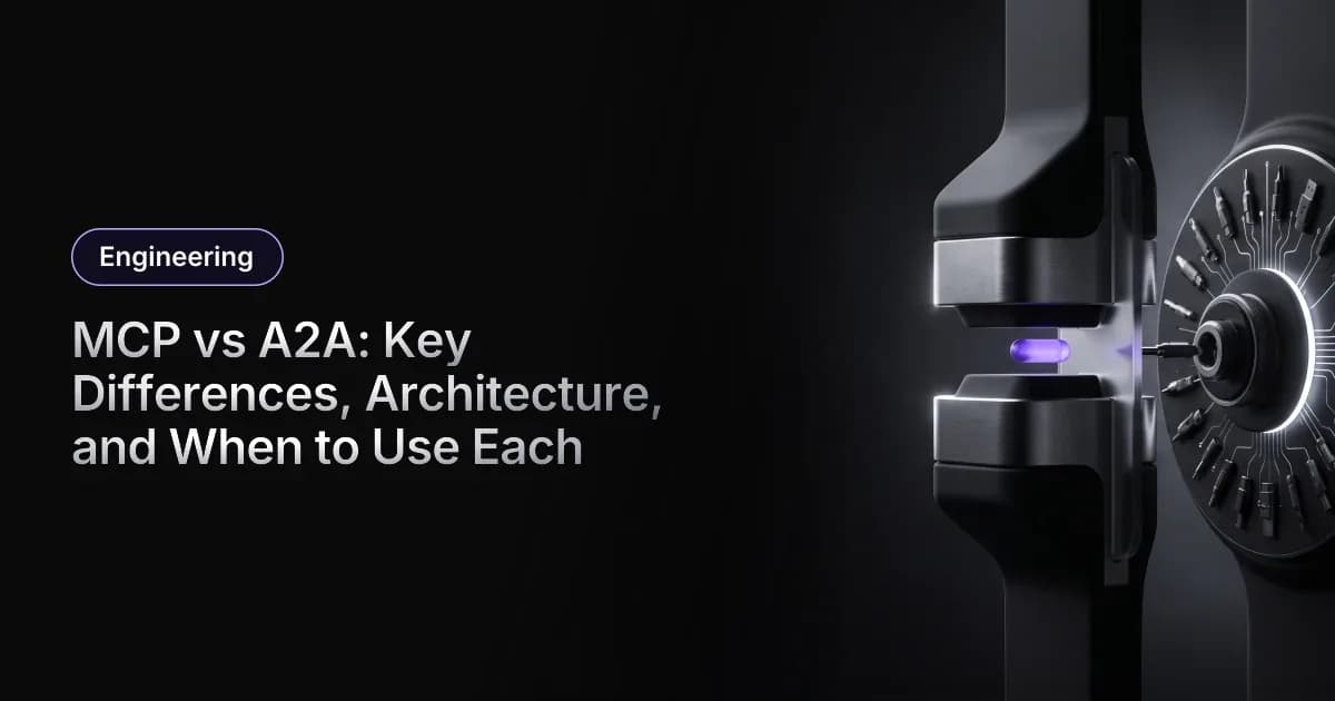 MCP vs A2A: Key Differences, Architecture, and When to Use Each