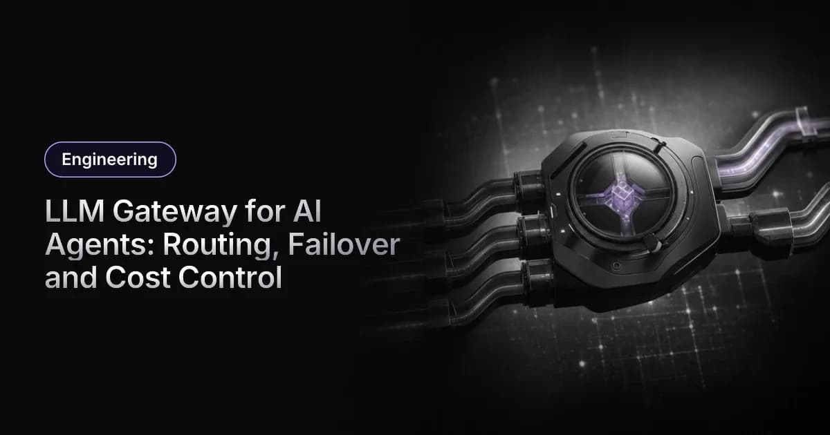LLM Gateway for AI Agents: Routing, Failover and Cost Control