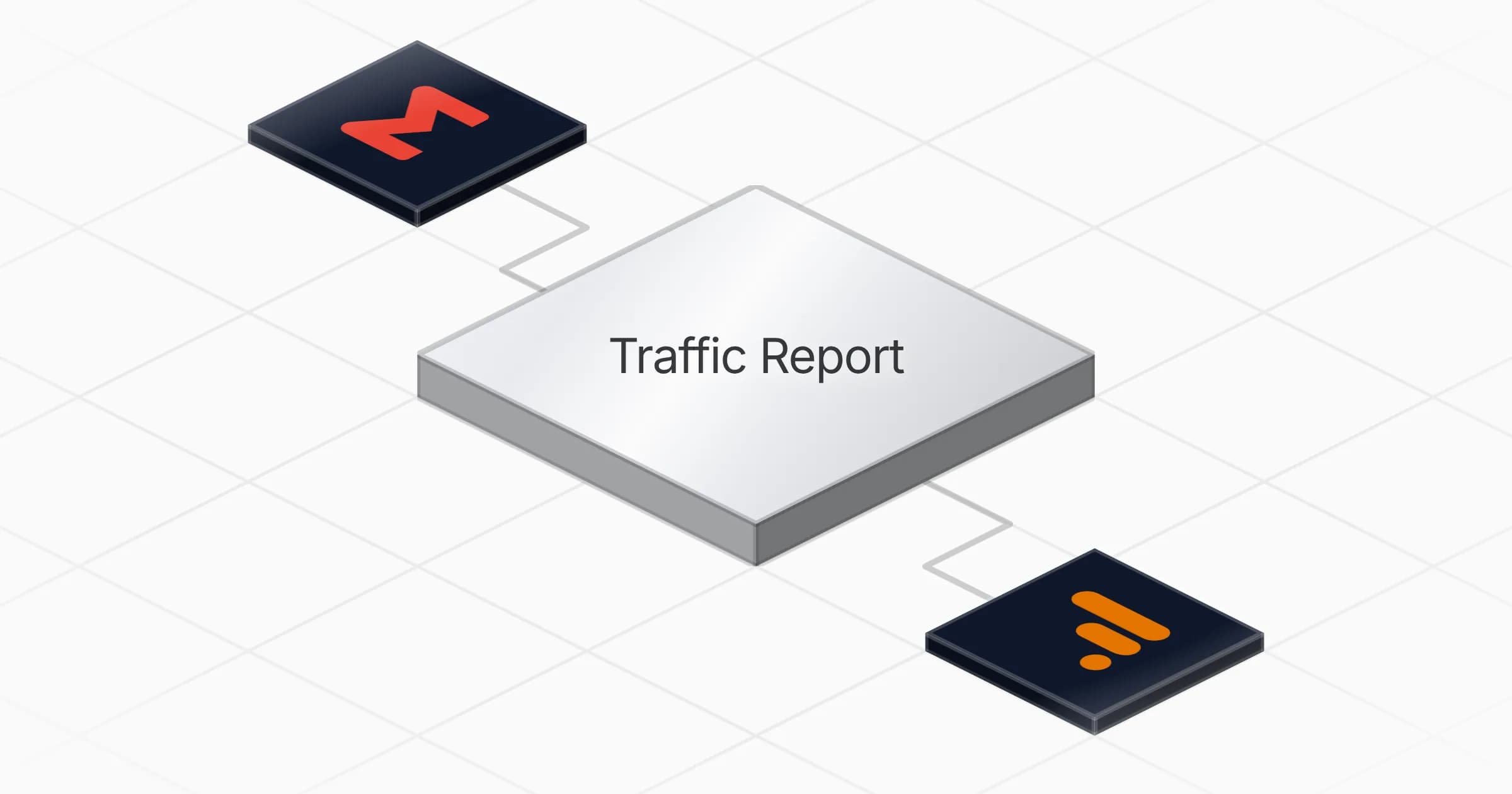 Weekly GA4 traffic reports with anomaly flags agent board