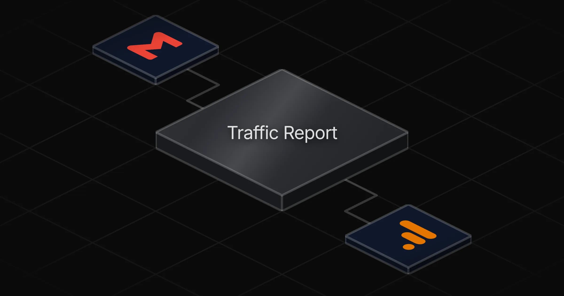 Weekly GA4 traffic reports with anomaly flags agent board