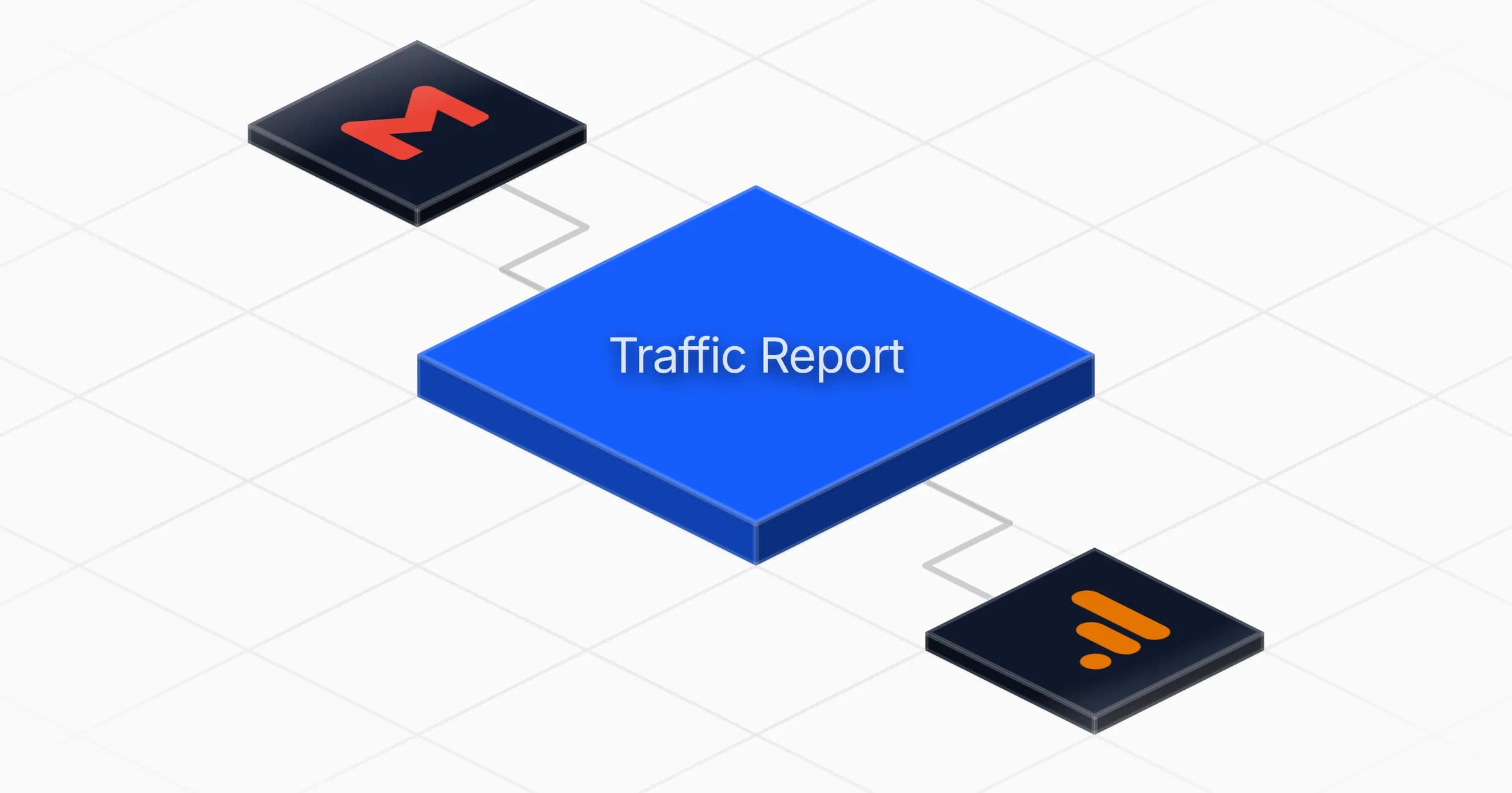 Weekly GA4 traffic reports with anomaly flags agent board
